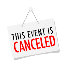 cancelled event